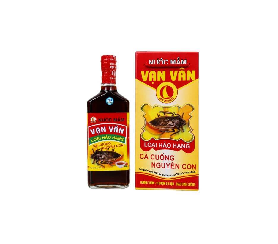 Nước Mắm Vạn Vân Loại Hảo Hạng Cà Cuống Nguyên Con